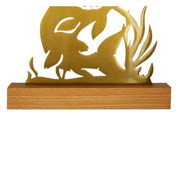 statuetka metalowa wędkarstwo WL-PIK