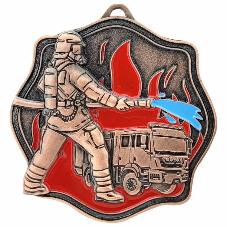 Medal Odlewany Strażak M108/B