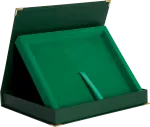 Etui Poziome Zielone BTY/GN na Dyplom | Elegancka Oprawa do Podkładu MDF | 4 Rozmiary