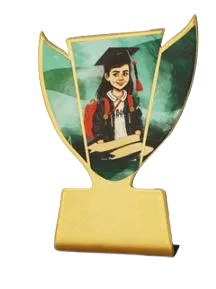 metalowa statuetka edukacyjna z serii Slim Line SL-SCH2