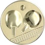 Wklejka Aluminiowa Złota - Tenis Stołowy