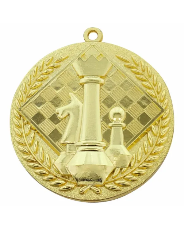 medal szachy złoty M137/Z