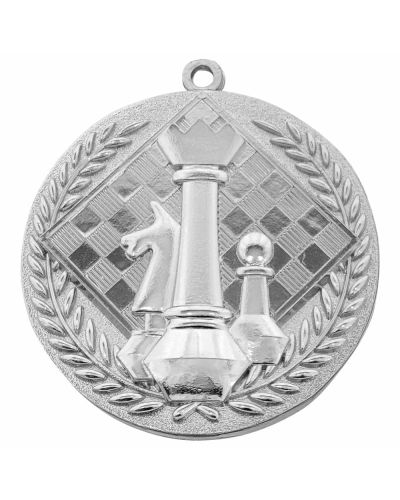 medal szachy srebrny M137/S