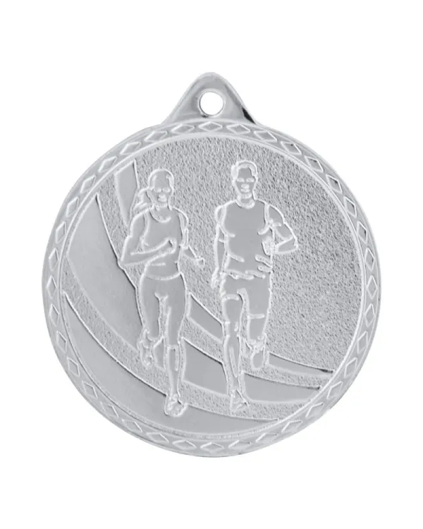 medal biegi srebrny M58/S