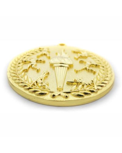medal lekkoatletyka złoty M136/Z - bok