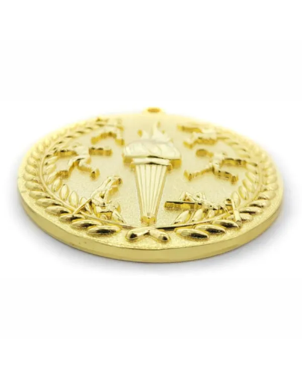 medal lekkoatletyka złoty M136/Z - bok