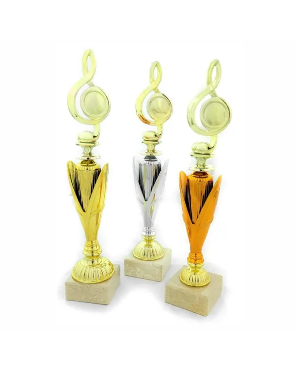Statuetka 4511 Muzyka 32,5 - 33,5 cm | Trofeum Muzyczne (Złoto, Srebro, Brąz)