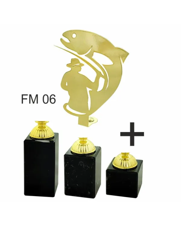 Statuetka Metalowa Wędkarstwo 4215/FM06