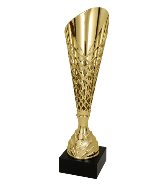 Elegancki puchar metalowy złoty FIBI 4173