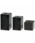 PODSTAWA KAMIENNA PK03A - CZARNA - 5,5x5,5x10,0 cm (box 10 sztuk)
