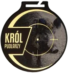 Medal stalowy - Król Pudlarzy - Dzik - 70mm - MC6002/G-S+/HUN3C