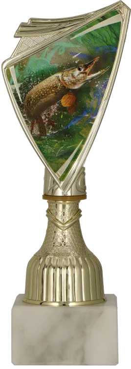 Puchar Crest Plastikowy Złoty Wędkarstwo 9297/FIS2