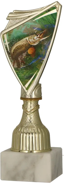 trofeum z kolorowym motywem szczupaka 9297/FIS2