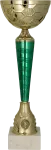 Puchar metalowy złoto - zielony - 9287