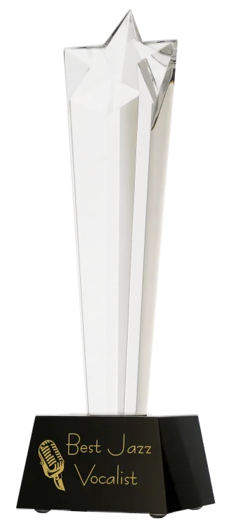 Trofeum kryształowe gwiazda C081
