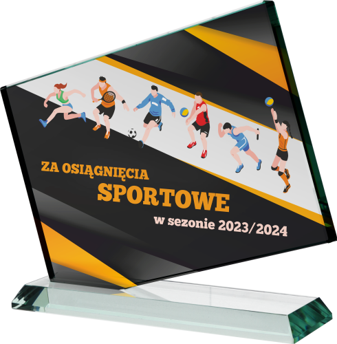 Pamiątkowa nagroda szkolna pełnokolorowy nadruk bez grafik wektorowych G036