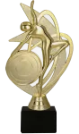 Statuetka Taniec Gimnastyka Złota na Marmurze 19,5 cm F273G/BK | Nagroda