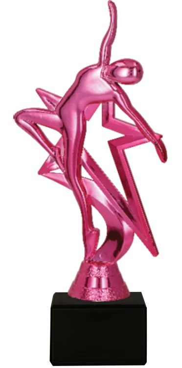Figurka Taniec Różowa na Marmurze 19,5 cm F272PI/BK