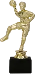 Figurka na kamiennym postumencie - Piłka ręczna - F63G/BK