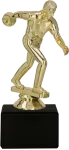 Figurka na kamiennym postumencie - Kręgle - F154G/BK