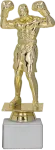 Figurka na kamiennym postumencie - Boks - F248G/WM