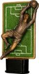 Statuetka Odlewana - Piłka Nożna - NAJLEPSZY BRAMKARZ - RFST3057/BR/GN
