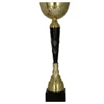 Puchar metalowy złoto - czarny - 9299