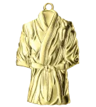 Medal Stalowy Złoty Karate/Judo - 50x32 mm -  MMC37051/G