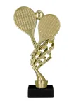 Figurka na kamiennym postumencie - Tenis ziemny - B661/TEN-BK