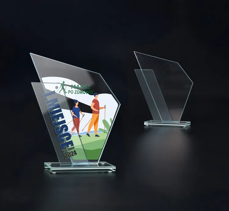 Prestiżowe trofeum ze szkła na mistrzostwa i turnieje Gs615