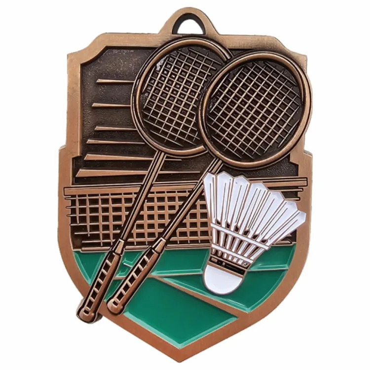 Medal odlewany badminton - M148/B