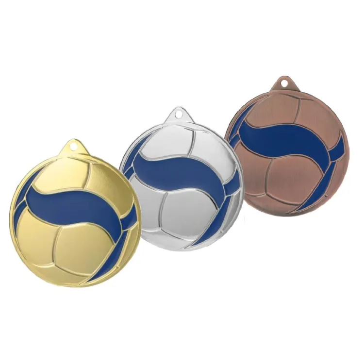 Medal Siatkówka Stalowy 60mm | MMC6071 Grawer Nadruk