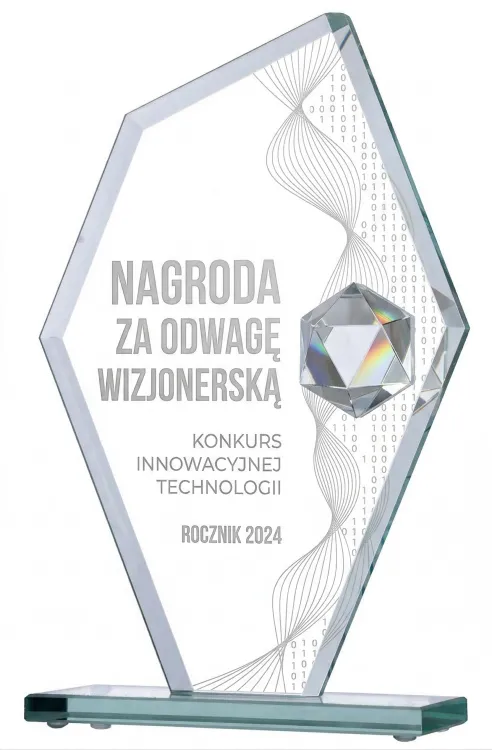 Ekskluzywna statuetka dla prezesa przestrzenny efekt głębi GS817-25