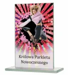 Szklana Statuetka Królowa Parkietu Nowoczesnego M65-DAN2 | Taniec Nowoczesny i Hip-Hop (4 Rozmiary)