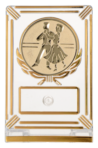 Eleganckie trofeum taneczne