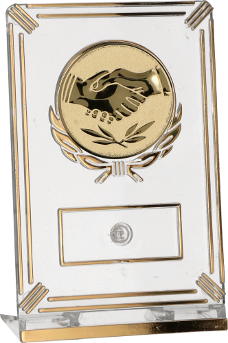 Trofeum Uniwersalne Uścisk Dłoni 13 cm | Biznes, Fair Play, Podziękowanie