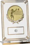 Złote Trofeum Siatkarskie 13 cm z Dużym Emblematem 50 mm | Siatkówka Kobiet, Turnieje