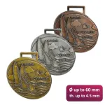 Medal Odlewany na Zamówienie EcoCast 2D ze Wstążką (60 mm) | ECOCAST-2D-60