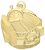 Medal złoty Pływanie 50mm Stalowy | Zawody Pływackie MMC6070/g