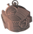 Medal brązowy Pływanie 50mm Stalowy | Zawody Pływackie MMC6070/b