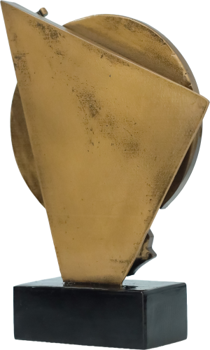 Statuetka Odlewana Strzelectwo Broń Krótka 18 cm RP8015/B