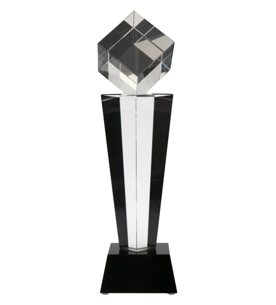 Kryształowe trofeum na galę C004