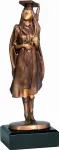 Statuetka Odlewana Absolwentka w Todze 23 cm RFST2055 | Ukończenie Studiów