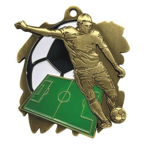 MEDAL M02 - PIŁKA NOŻNA - złoty