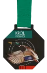 Medal Kaczka - Król pudlarzy - 70 mm - MC6003/BK-S+/HUN1C