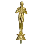 Figurka Plastikowa Ogólna Wiktor F92BG | Złota Figurka na Trofeum | 15 cm